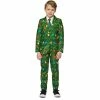 Boys 4-16 Suitmeister Green Tree Christmas Light-Up Suit