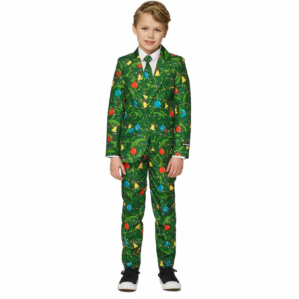 Boys 4-16 Suitmeister Green Tree Christmas Light-Up Suit 1 Boys 4-16 Suitmeister Green Tree Christmas Light-Up Suit