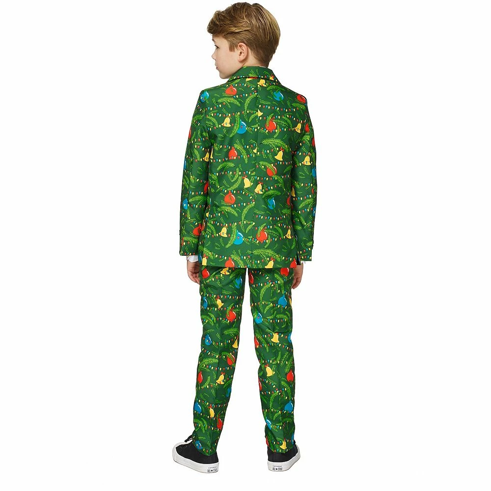 Boys 4-16 Suitmeister Green Tree Christmas Light-Up Suit 2 Boys 4-16 Suitmeister Green Tree Christmas Light-Up Suit - Image 2