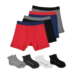 Boys 4-20 Tek Gear® 8-pk. Underwear & Sock Set -Tek Gear Shop 3993675 Red