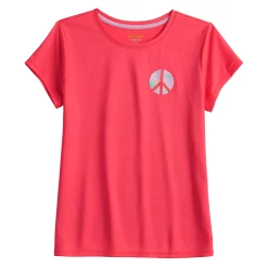 Girls 7-16 Tek Gear® Graphic Tee in Regular & Plus Size -Tek Gear Shop 4629645 Orange Peace
