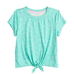 Girls 7-16 Tek Gear® Knot Front Fashion Tee in Regular & Plus Size