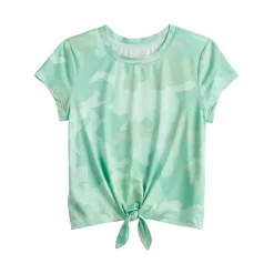 Girls 7-16 Tek Gear® Knot Front Fashion Tee in Regular & Plus Size -Tek Gear Shop 4835933 Mint Camo
