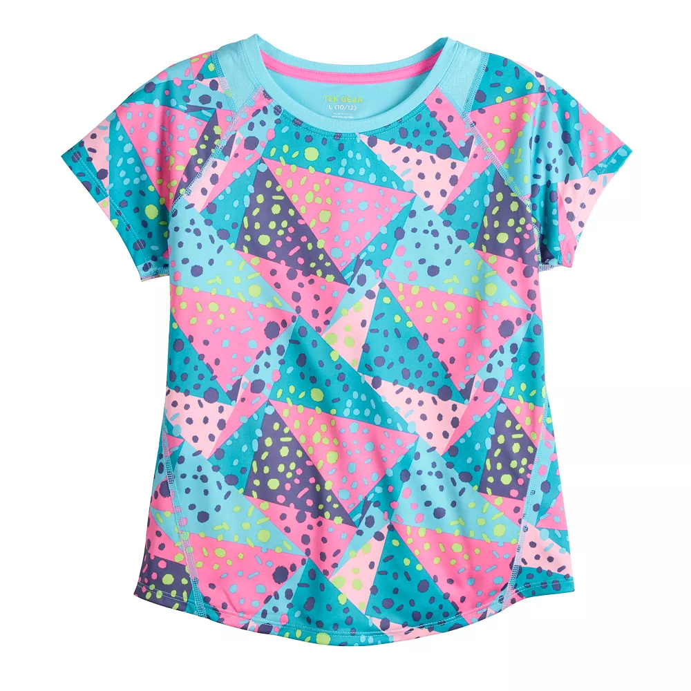Girls 7-16 Tek Gear® Short Sleeve Performance Tee in Regular & Plus Size 2 Girls 7-16 Tek Gear® Short Sleeve Performance Tee in Regular & Plus Size - Image 2