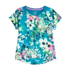 Girls 7-16 Tek Gear® Short Sleeve Performance Tee in Regular & Plus Size 15 Girls 7-16 Tek Gear® Short Sleeve Performance Tee in Regular & Plus Size -Tek Gear Shop 4849375 Teal Wildflowers