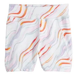 Girls 7-16 Tek Gear® Performance Bike Shorts in Regular & Plus Size -Tek Gear Shop 4871670 White Pink Marble