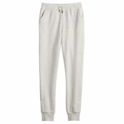 Girls 7-16 Tek Gear® Adaptive Ultrasoft Fleece Joggers -Tek Gear Shop 4936664 Light Gray Heather