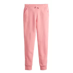 Girls 7-16 Tek Gear® Adaptive Ultrasoft Fleece Joggers -Tek Gear Shop 4936664 Pinktini