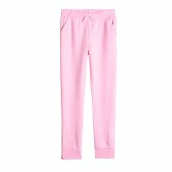 Girls 7-16 Tek Gear® Adaptive Ultrasoft Fleece Joggers -Tek Gear Shop 4936664 Strawberry Malt