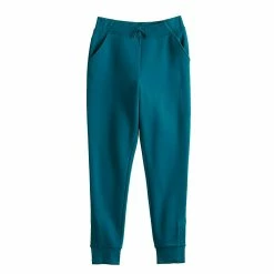 Girls 7-16 Tek Gear® Adaptive Ultrasoft Fleece Joggers -Tek Gear Shop 4936664 Teal Wetlands