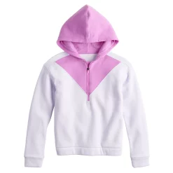 Girls 7-16 Tek Gear® Ultrasoft Fleece 1/4-Zip Hoodie in Regular & Plus -Tek Gear Shop 4972462 Tara Lavender