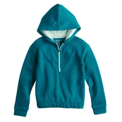 Girls 7-16 Tek Gear® Ultrasoft Fleece 1/4-Zip Hoodie in Regular & Plus -Tek Gear Shop 4972462 Wetlands