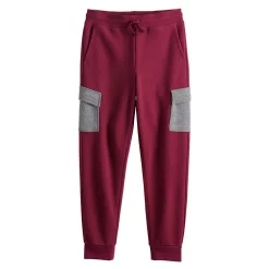 Boys 8-20 Tek Gear® Ultrasoft Cargo Joggers in Regular & Husky -Tek Gear Shop 4972638 Rustic Berry