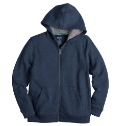 Boys 8-20 Tek Gear® Ultrasoft Fleece Full-Zip Hoodie in Regular & Husky -Tek Gear Shop 4980169 Dark Blue Navy