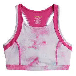 Girls 7-16 Tek Gear® Sun Gear UPF 50 Active Bikini Top in Regular & Plus -Tek Gear Shop 5135249 Pink Tie Dye