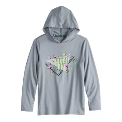 Boys 8-20 Tek Gear® Graphic Hoodie in Regular & Husky -Tek Gear Shop 5215393 Gray Level Up