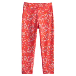 Girls 7-16 Tek Gear® Performance 7/8 Leggings in Regular & Plus 12 Girls 7-16 Tek Gear® Performance 7/8 Leggings in Regular & Plus -Tek Gear Shop 5221479 Coral Squiggles