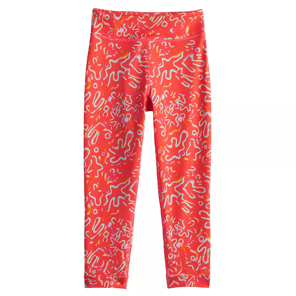 Girls 7-16 Tek Gear® Performance 7/8 Leggings in Regular & Plus 5 Girls 7-16 Tek Gear® Performance 7/8 Leggings in Regular & Plus - Image 5