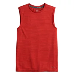 Boys 8-20 Tek Gear® Dry Tek Muscle Tank in Regular & Husky -Tek Gear Shop 5236521 Cherry Red