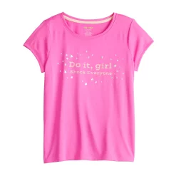 Girls 7-16 Tek Gear® Adaptive Graphic Tee -Tek Gear Shop 5247751 Pink Do It Girl