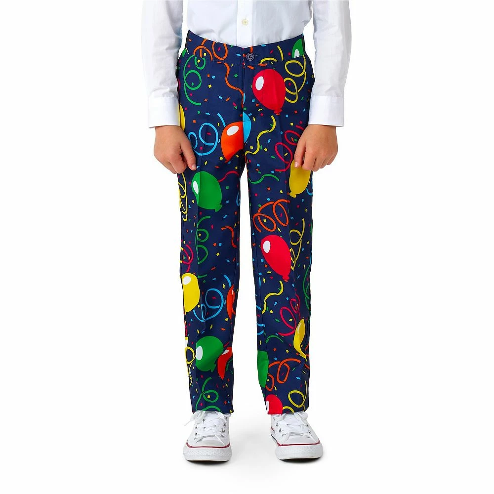 Boys 4-16 Suitmeister Confetti Balloons Jacket, Pants & Tie Navy Party Suit Set 4 Boys 4-16 Suitmeister Confetti Balloons Jacket, Pants & Tie Navy Party Suit Set - Image 4