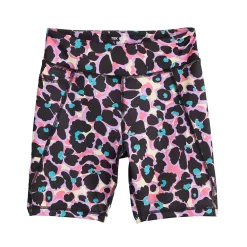 Girls 7-16 Tek Gear® Performance Bike Shorts in Regular & Plus Size -Tek Gear Shop 5294073 Black Flowers