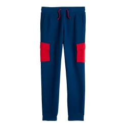 Kids 7-20 Tek Gear® Ultrasoft Fleece Cargo Joggers -Tek Gear Shop 5533924 Blue Dye