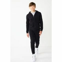 Kids 7-20 Tek Gear® Ultrasoft Fleece Full-Zip Hoodie in Regular & Husky -Tek Gear Shop 5534110 ALT2