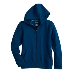 Kids 7-20 Tek Gear® Ultrasoft Fleece Full-Zip Hoodie in Regular & Husky -Tek Gear Shop 5534110 Blue Dye