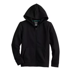 Kids 7-20 Tek Gear® Ultrasoft Fleece Full-Zip Hoodie in Regular & Husky -Tek Gear Shop 5534110 Mineral Black