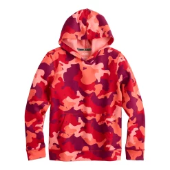 Kids 7-20 Tek Gear® Ultrasoft Fleece Hoodie in Regular & Husky -Tek Gear Shop 5534349 Red Camo
