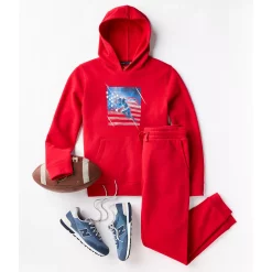 Kids 7-20 Tek Gear® Graphic Ultrasoft Fleece Hoodie in Regular & Husky -Tek Gear Shop 5534351 ALT4