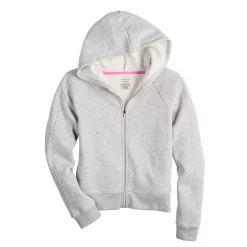 Girls 7-16 Tek Gear® Ultrasoft Fleece Full-Zip Hoodie in Regular & Plus -Tek Gear Shop 5534938 Metro Heather