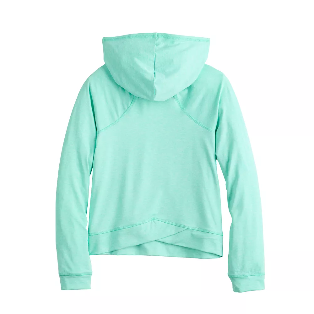 Girls 7-16 Tek Gear® Soft Tek Hoodie Tee in Regular & Plus 7 Girls 7-16 Tek Gear® Soft Tek Hoodie Tee in Regular & Plus - Image 7