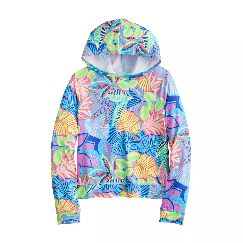 Girls 7-16 Tek Gear® Soft Tek Hoodie Tee in Regular & Plus 4 Girls 7-16 Tek Gear® Soft Tek Hoodie Tee in Regular & Plus - Image 4