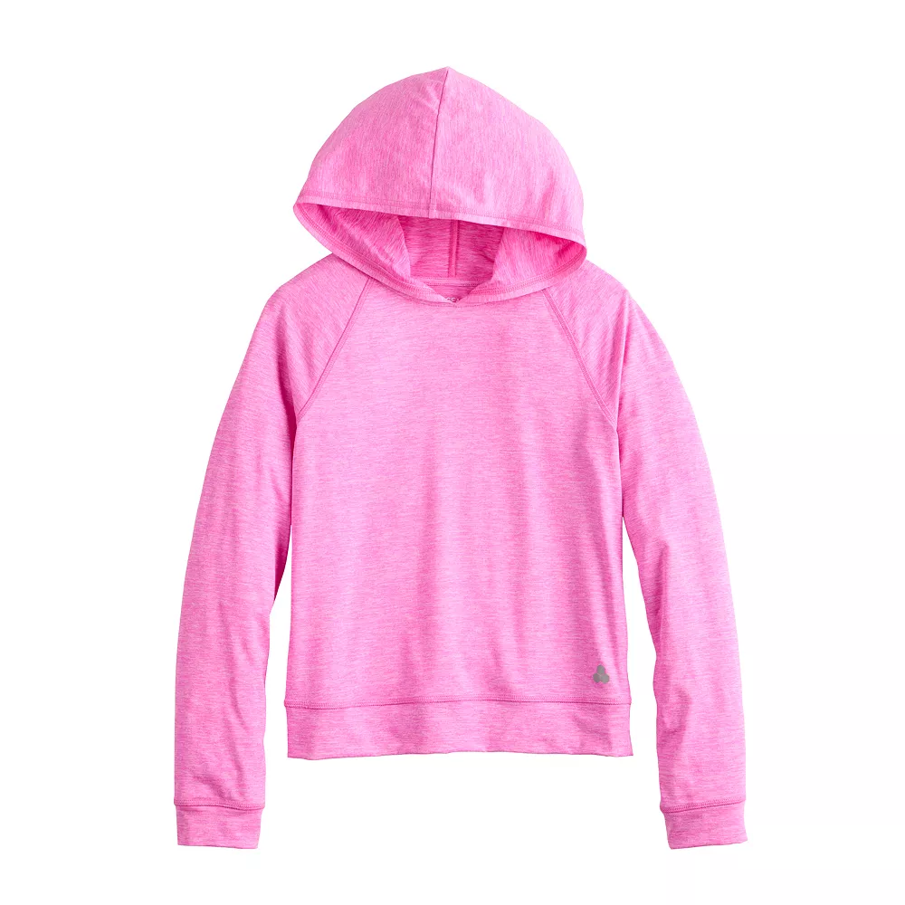 Girls 7-16 Tek Gear® Soft Tek Hoodie Tee in Regular & Plus 3 Girls 7-16 Tek Gear® Soft Tek Hoodie Tee in Regular & Plus - Image 3
