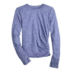 Girls 7-16 Tek Gear® Soft Tek Ruched Tee in Regular & Plus