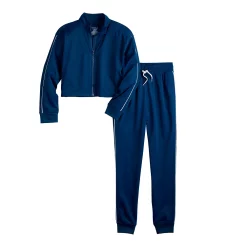 Girls 7-16 Tek Gear® Tricot Tracksuit Set -Tek Gear Shop 5556476 Blue Crayon