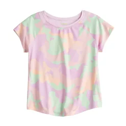 Girls 7-16 Tek Gear® Adaptive Short Sleeve Performance Tee -Tek Gear Shop 5583398 Light Pink Camo