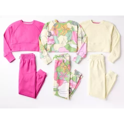 Girls 7-16 Tek Gear Stretch Fleece Cropped Crew Sweatshirt in Regular & Plus -Tek Gear Shop 5677670 ALT2