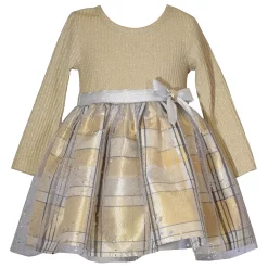 Girls 4-6x Bonnie Jean Sparkle Taffeta Dress