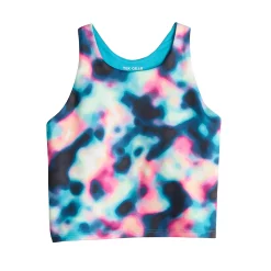 Girls 7-20 Tek Gear® Performance Longline Bra Tank Top in Regular & Plus -Tek Gear Shop 5831554 Teal Haze