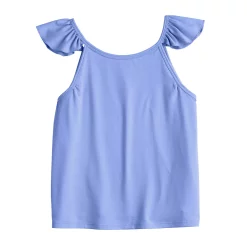 Girls 7-16 Tek Gear® Soft Tek Ruffle Tank in Regular & Plus