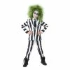 Boys 6-16 Suitmeister Beetlejuice™ Striped Jacket, Pants & Tie Suit Set